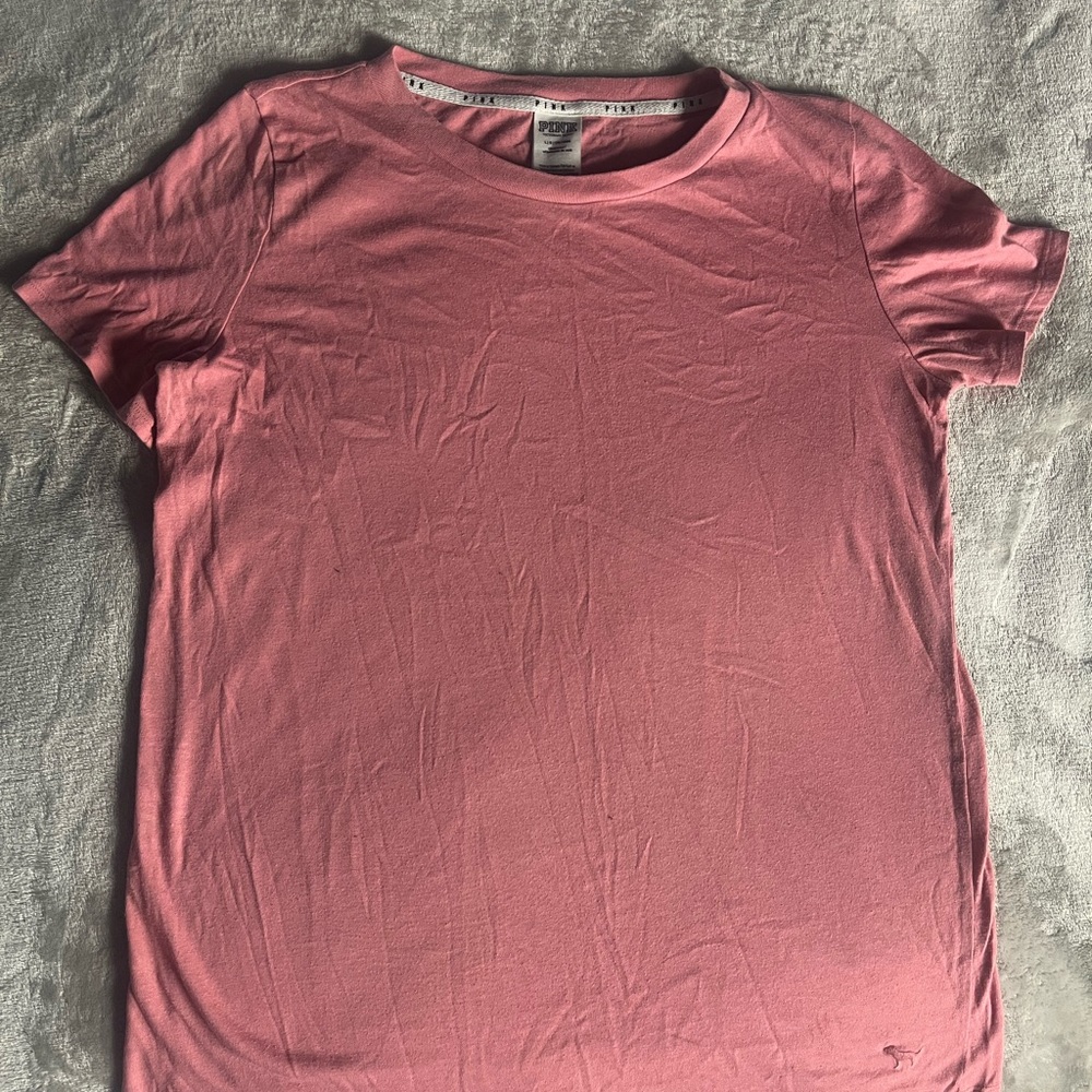 Pink Crew Neck T-Shirt
